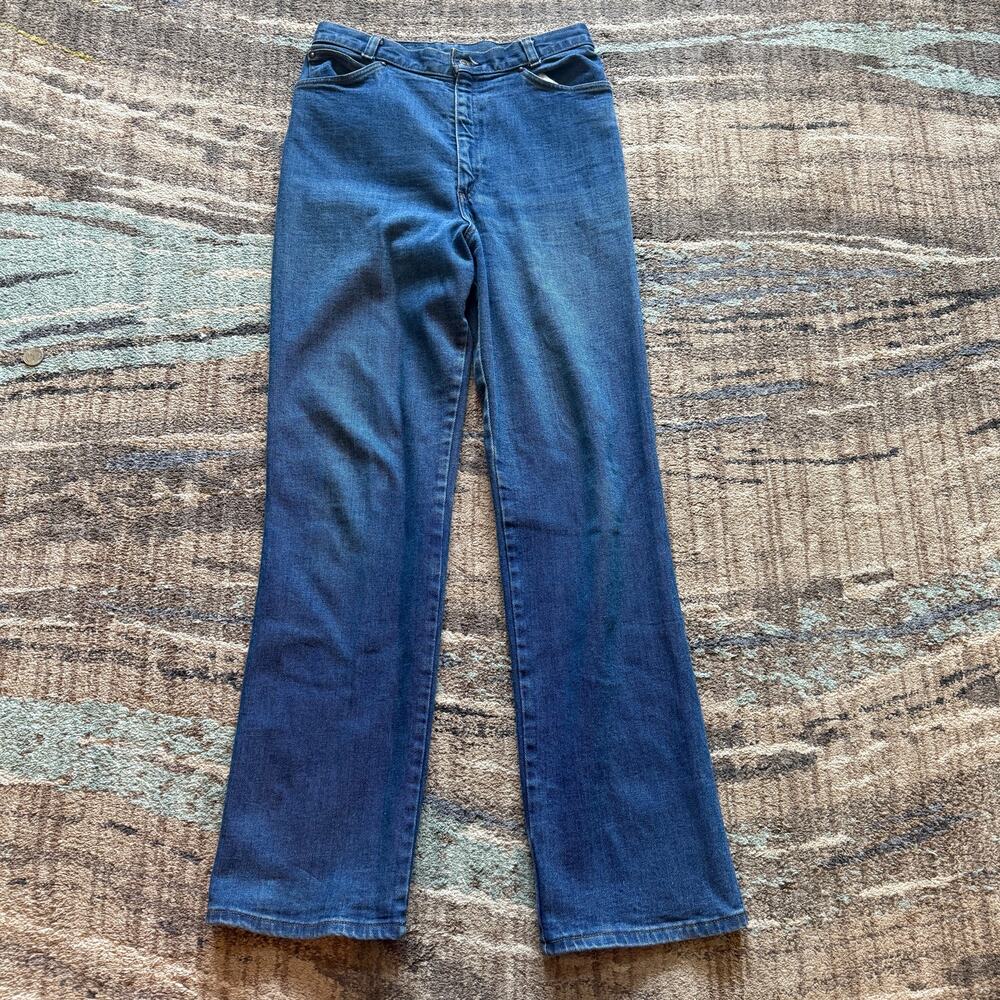 Men's Vintage 70's Levi's Orange Tab 573 High Rise Denim Blue Jeans Sz 30 x 32 - Picture 2 of 11